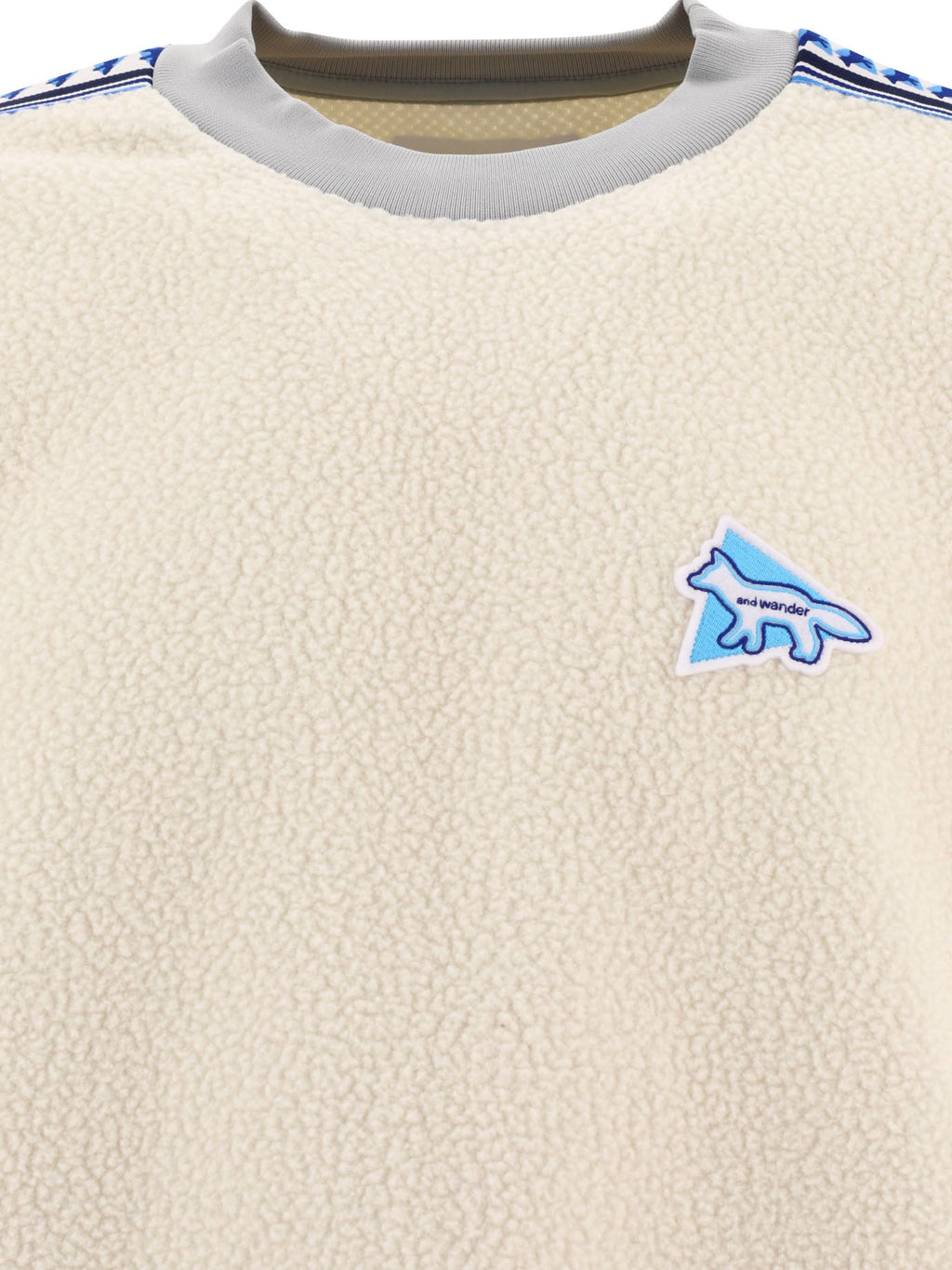 And Wander "and Wander X Maison Kitsuné" Fleece Sweater