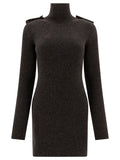 Alexander Mcqueen Ribbed Mini Dress