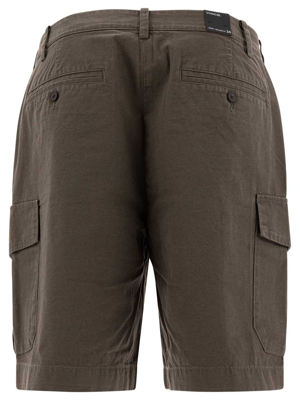 Vince. Cotton And Linen Cargo Shorts