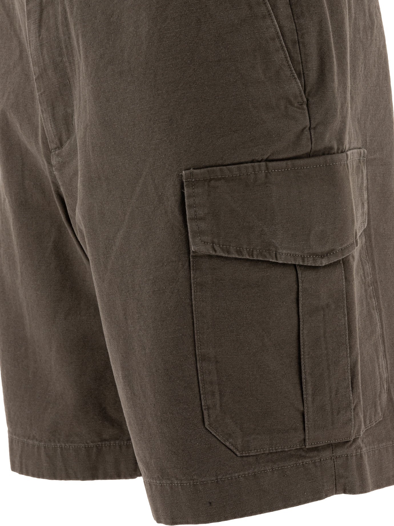 Vince. Cotton And Linen Cargo Shorts