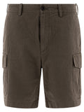 Vince. Cotton And Linen Cargo Shorts