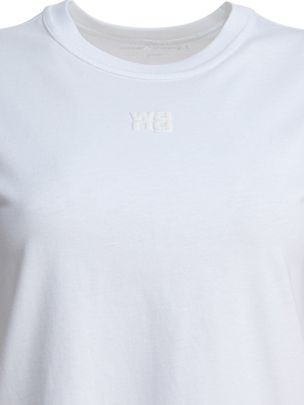 Alexander Wang Essential Jsy Shrunken Tee W/puff Logo