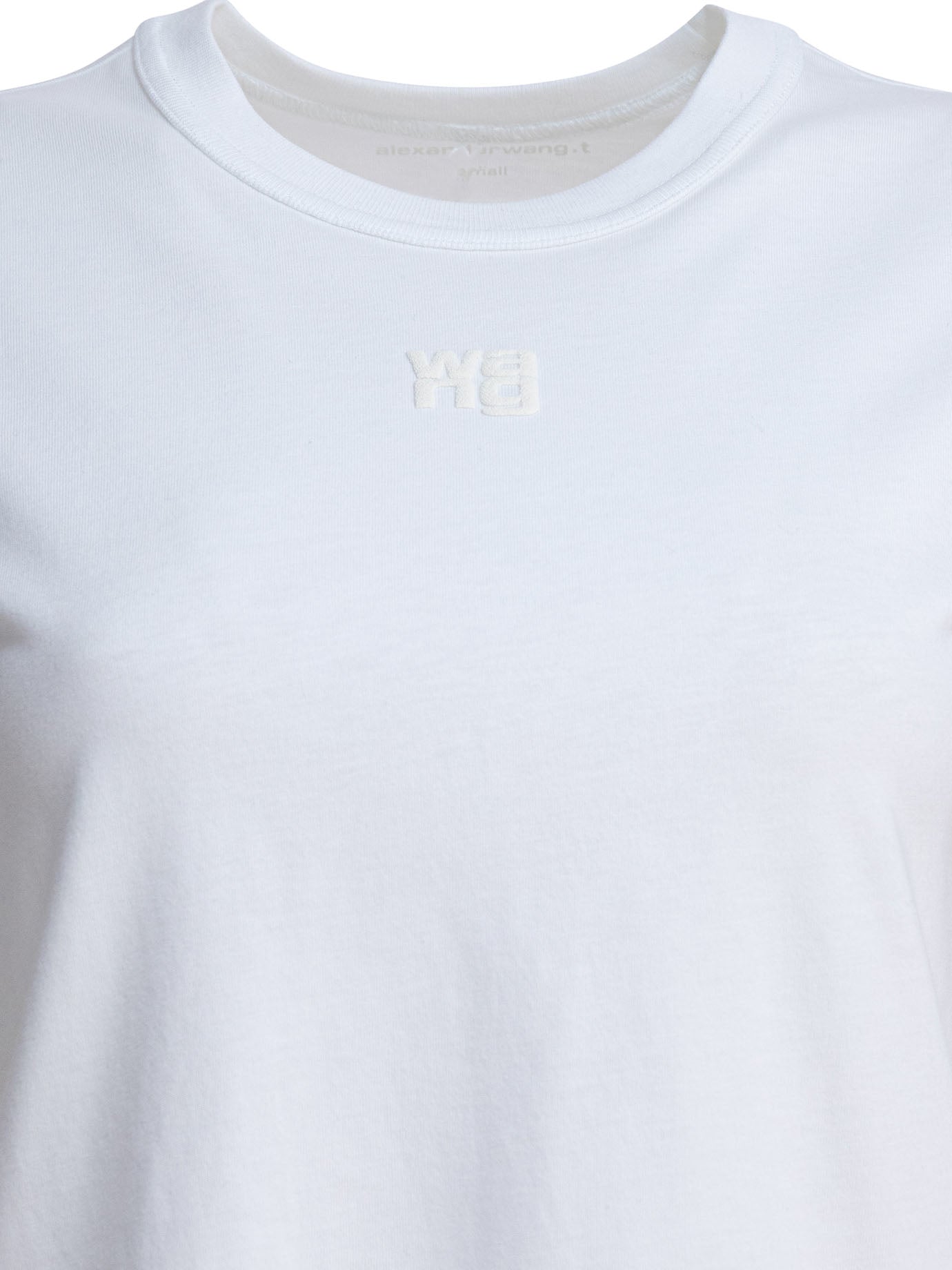 Alexander Wang Essential Jsy Shrunken Tee W/puff Logo