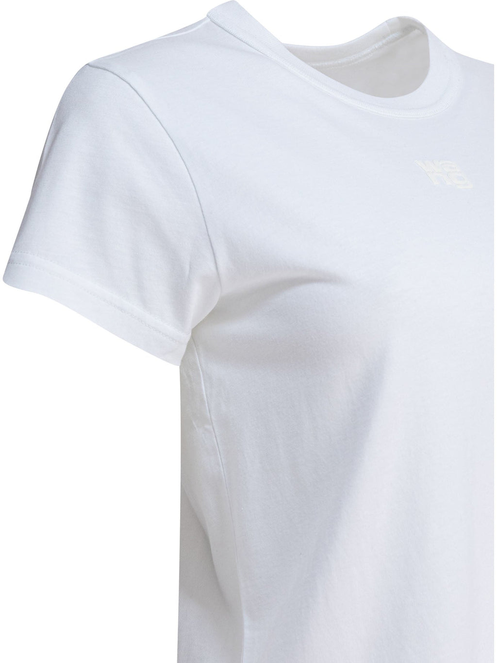Alexander Wang Essential Jsy Shrunken Tee W/puff Logo