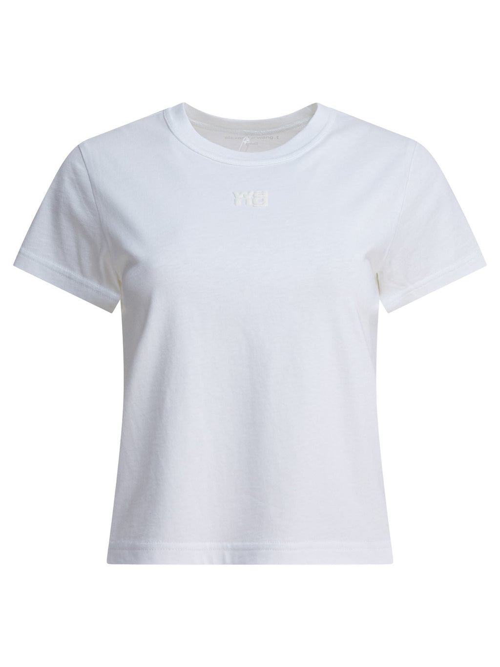 Alexander Wang Essential Jsy Shrunken Tee W/puff Logo