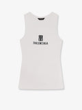 Balenciaga Ribbed Viscose Blend Tank Top