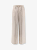 Rohe Silk Striped Trousers