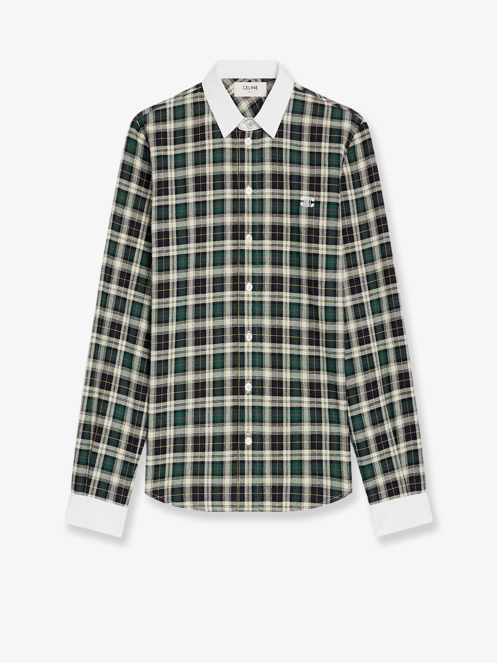 Celine Tartna Cotton Shirt