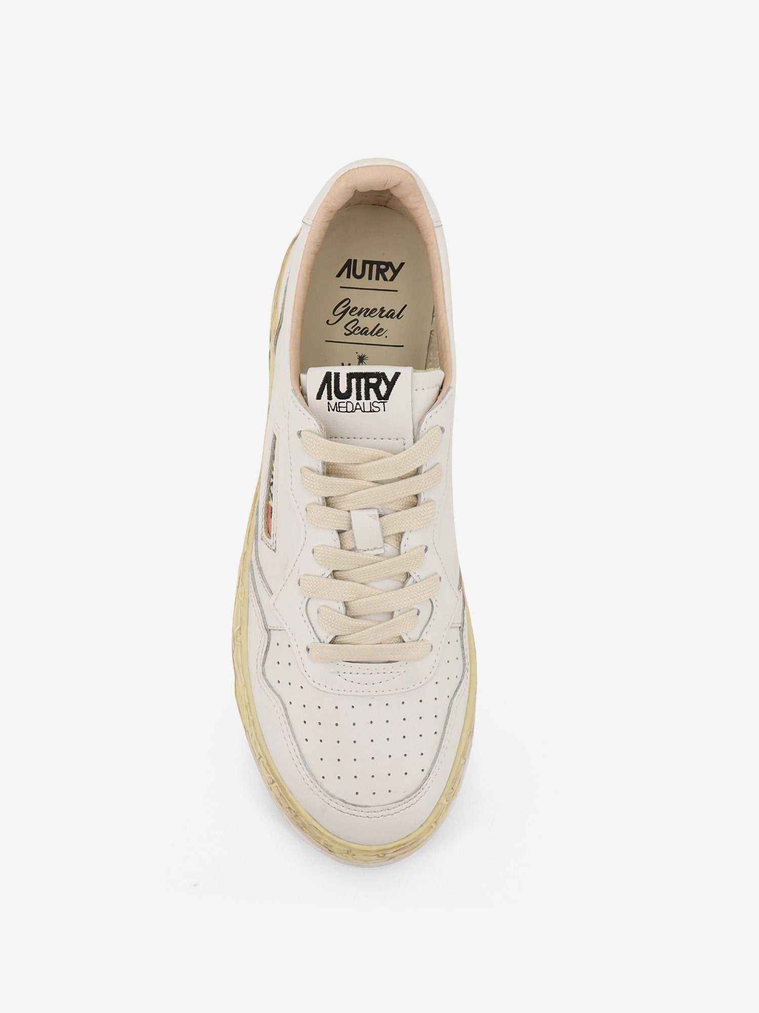 Autry X Mihara Yasuhiro Super Vintage Low Leather Sneakers
