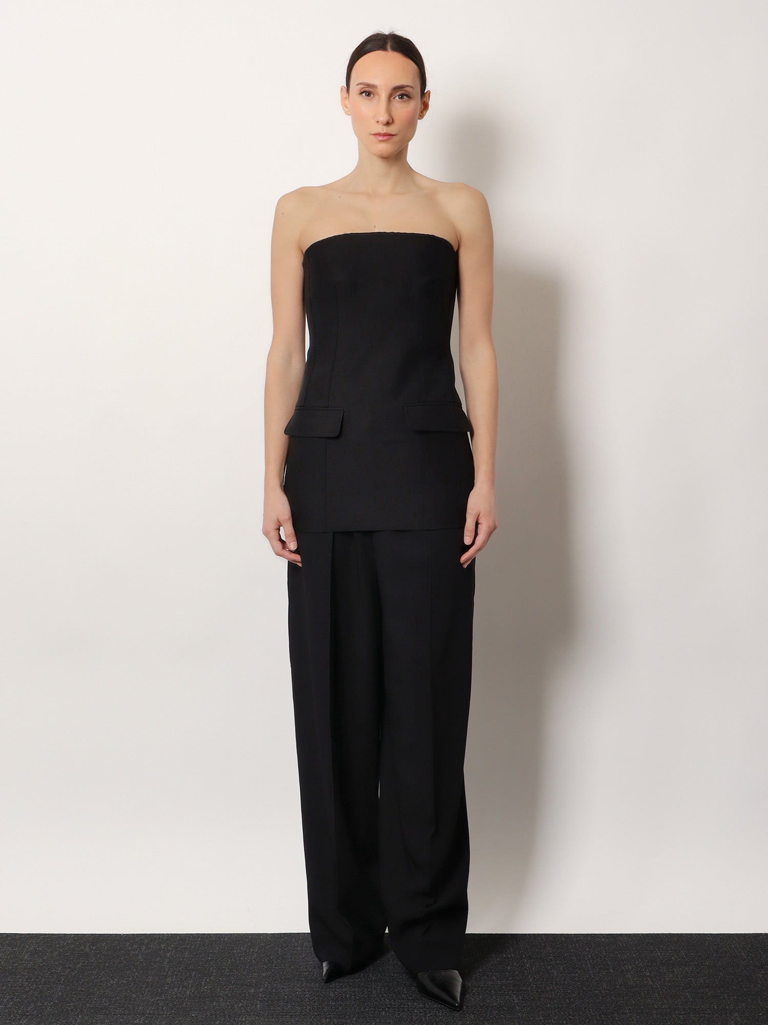 Toteme Viscose And Wool Trousers
