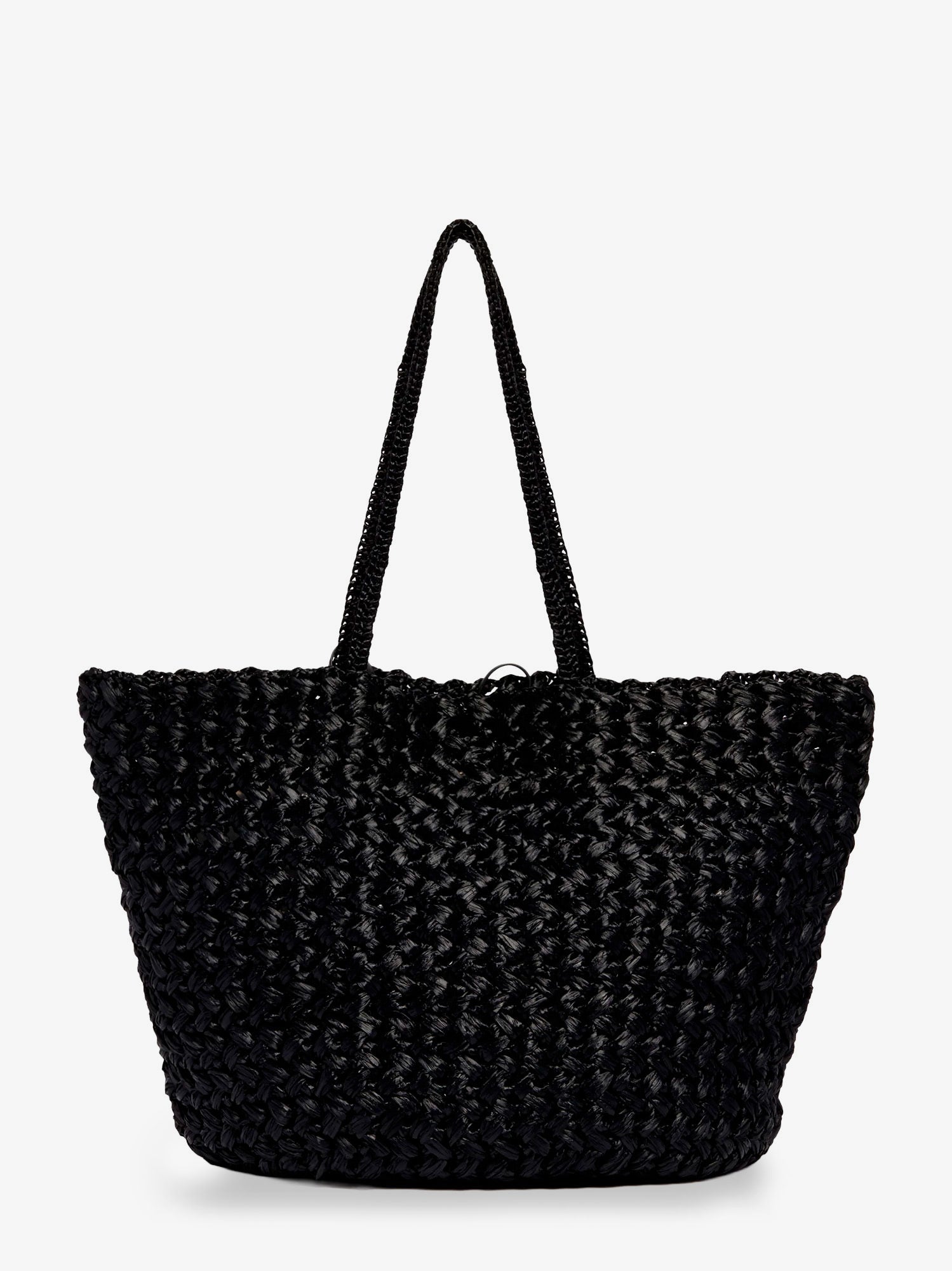 The Row Large Estrelle Raffia Shoulder Bag
