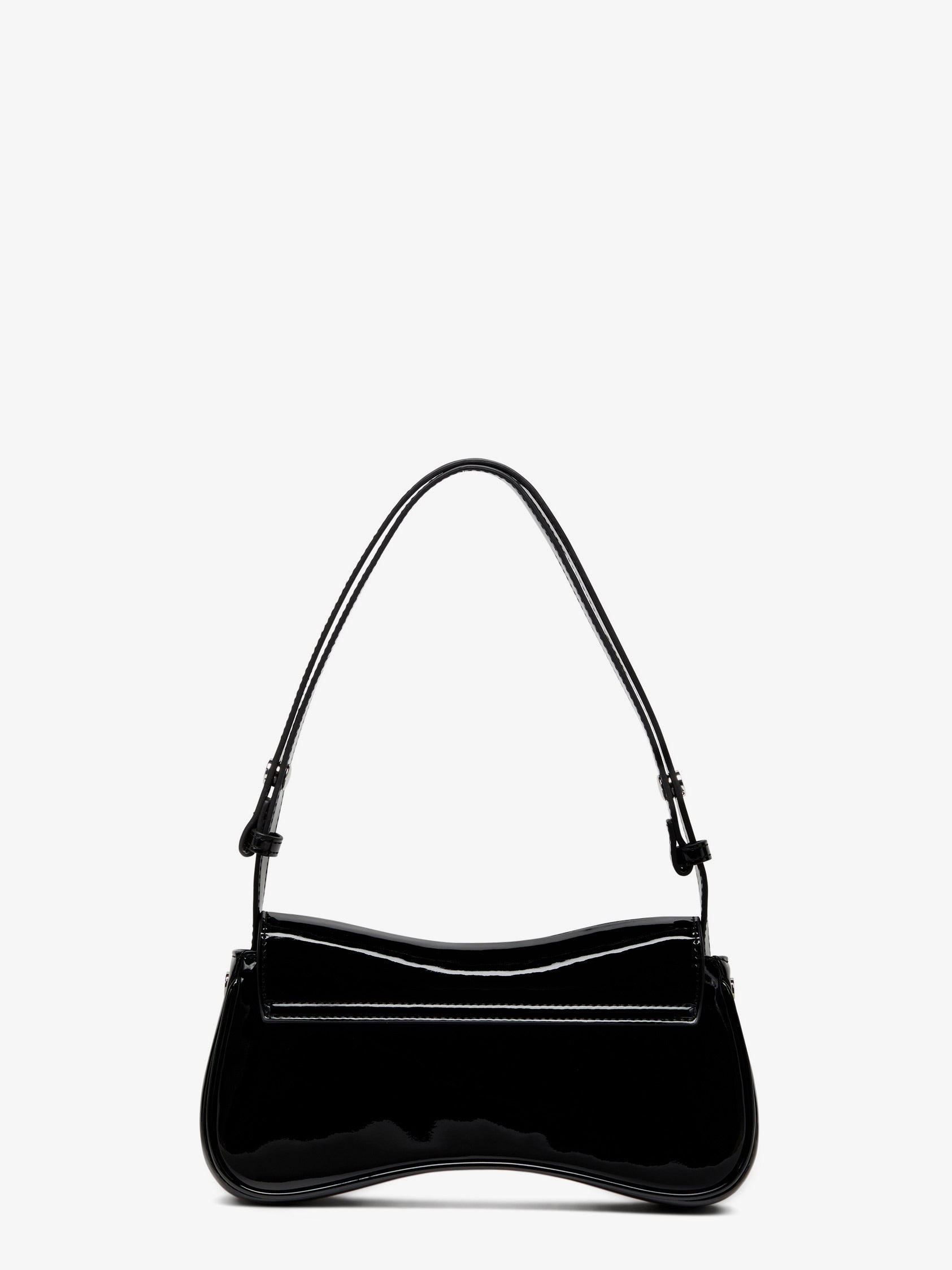 Diesel Play Clutch Shiny Leather Shoulder Bag