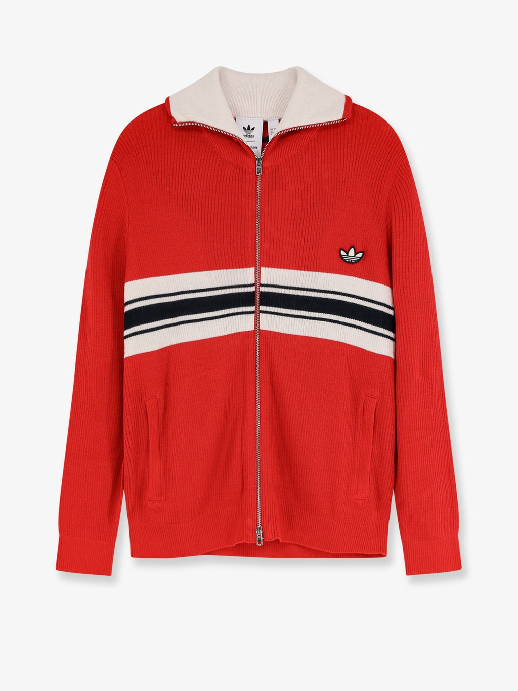 Adidas X Wales Bonner Ribbed Sweatshirt With Front Logo
