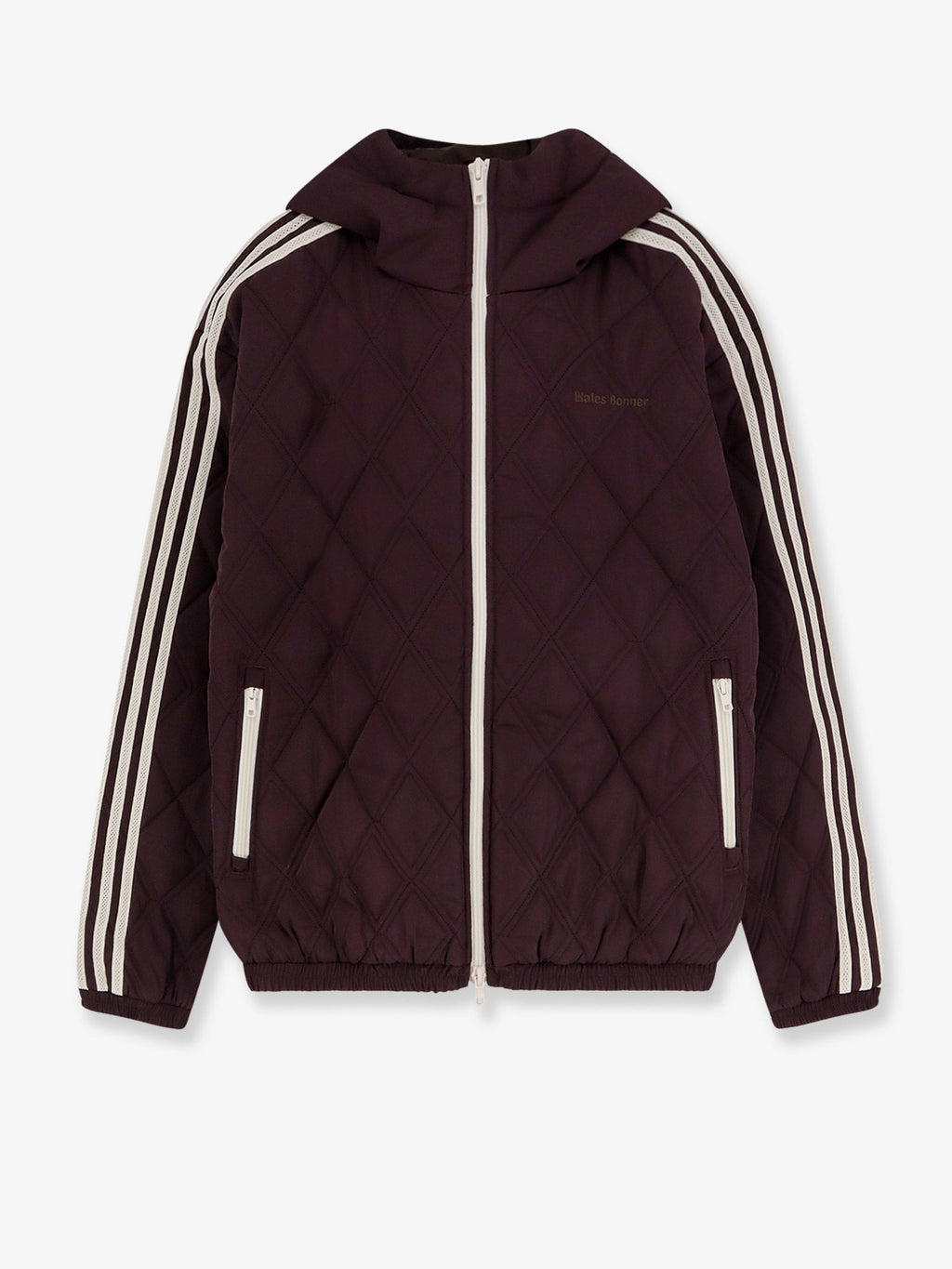 Adidas X Wales Bonner Nylon Down Jacket With Iconic Side Stripes