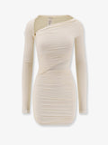 Amazuìn Pat Stretch Fabric Mini Dress