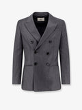 Ami Paris Double-Breasted Virgin Wool Blazer