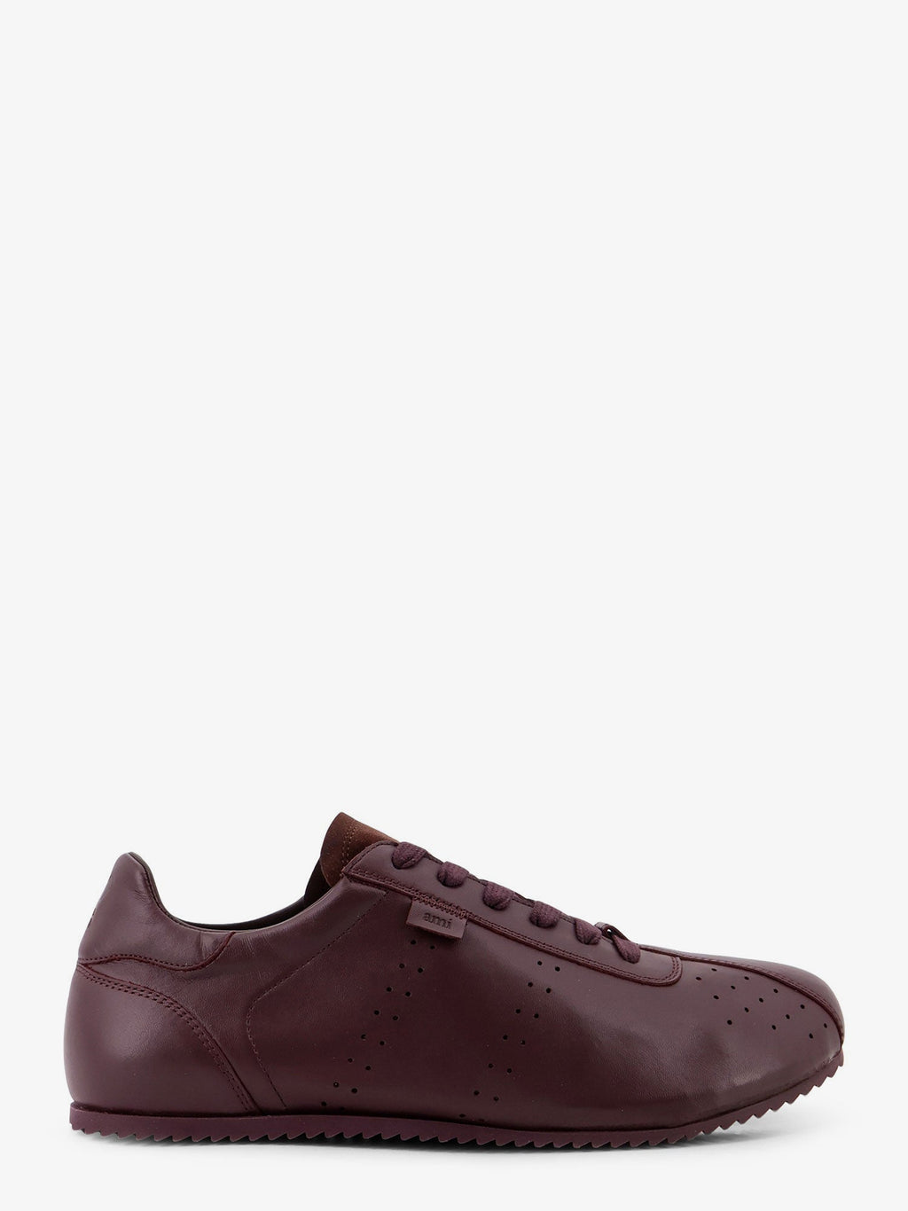Ami Paris Leather Low-Top Sneakers