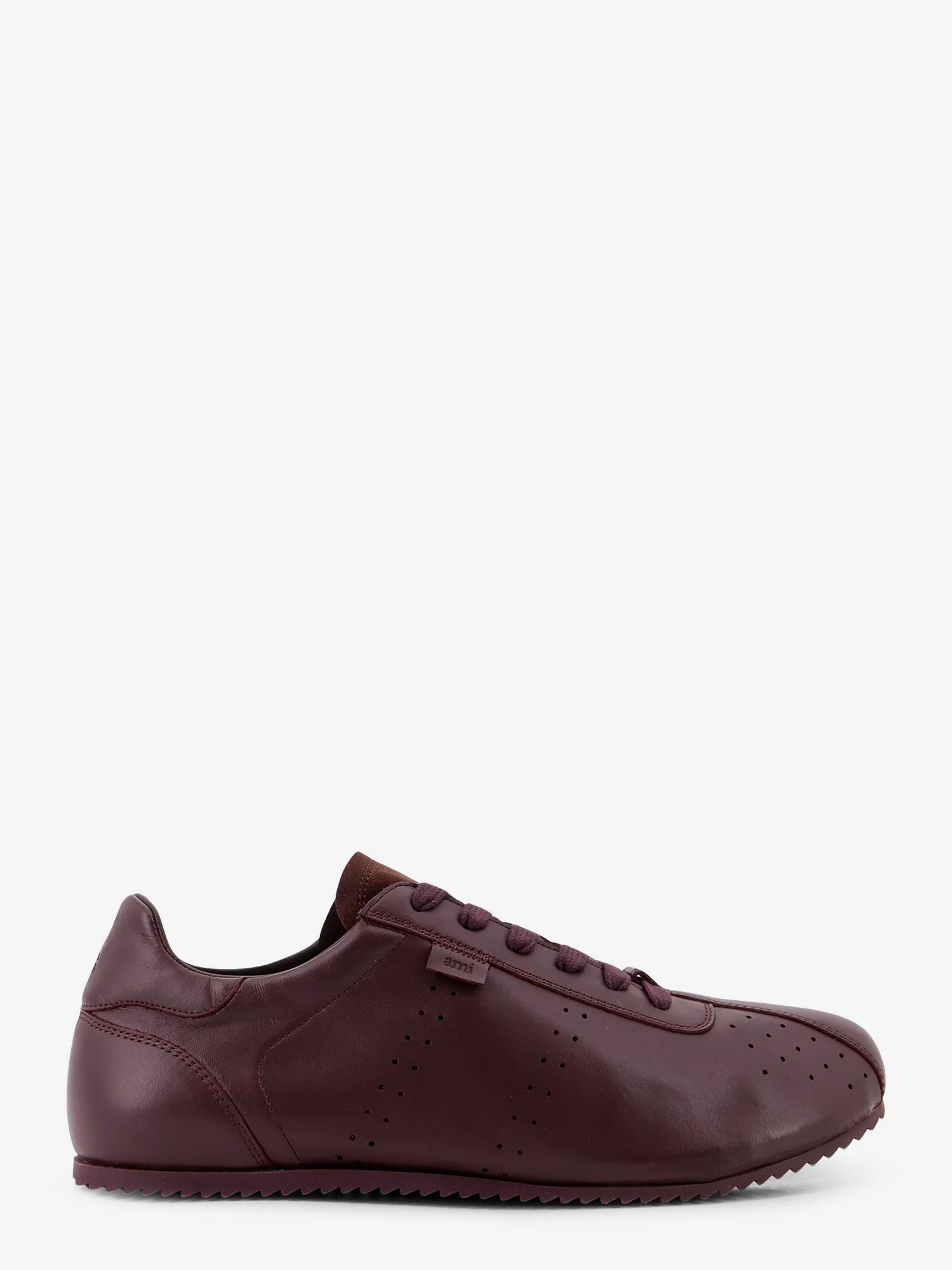 Ami Paris Leather Low-Top Sneakers