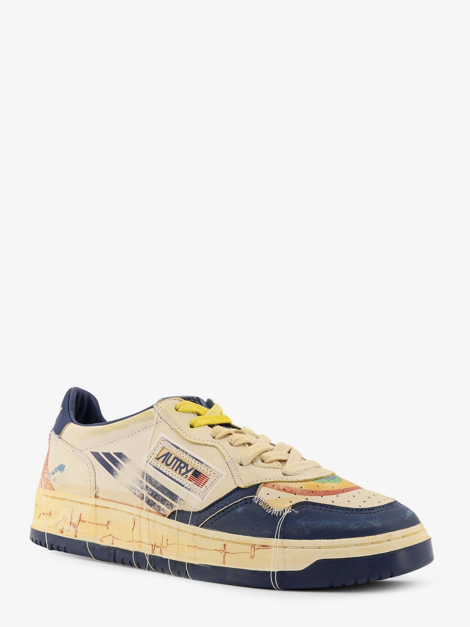 Autry Super Vintage Leather Low-Top Sneakers