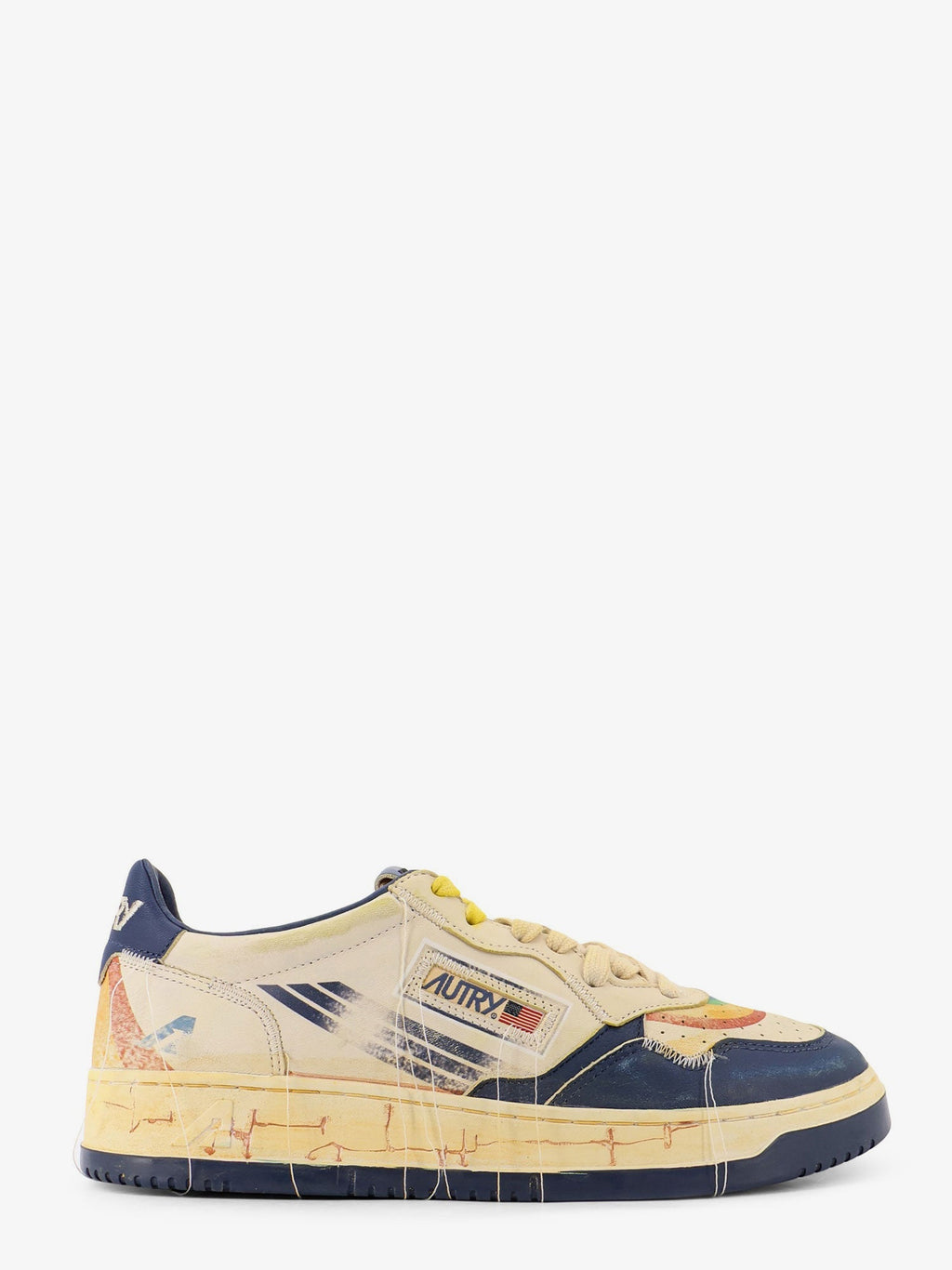 Autry Super Vintage Leather Low-Top Sneakers