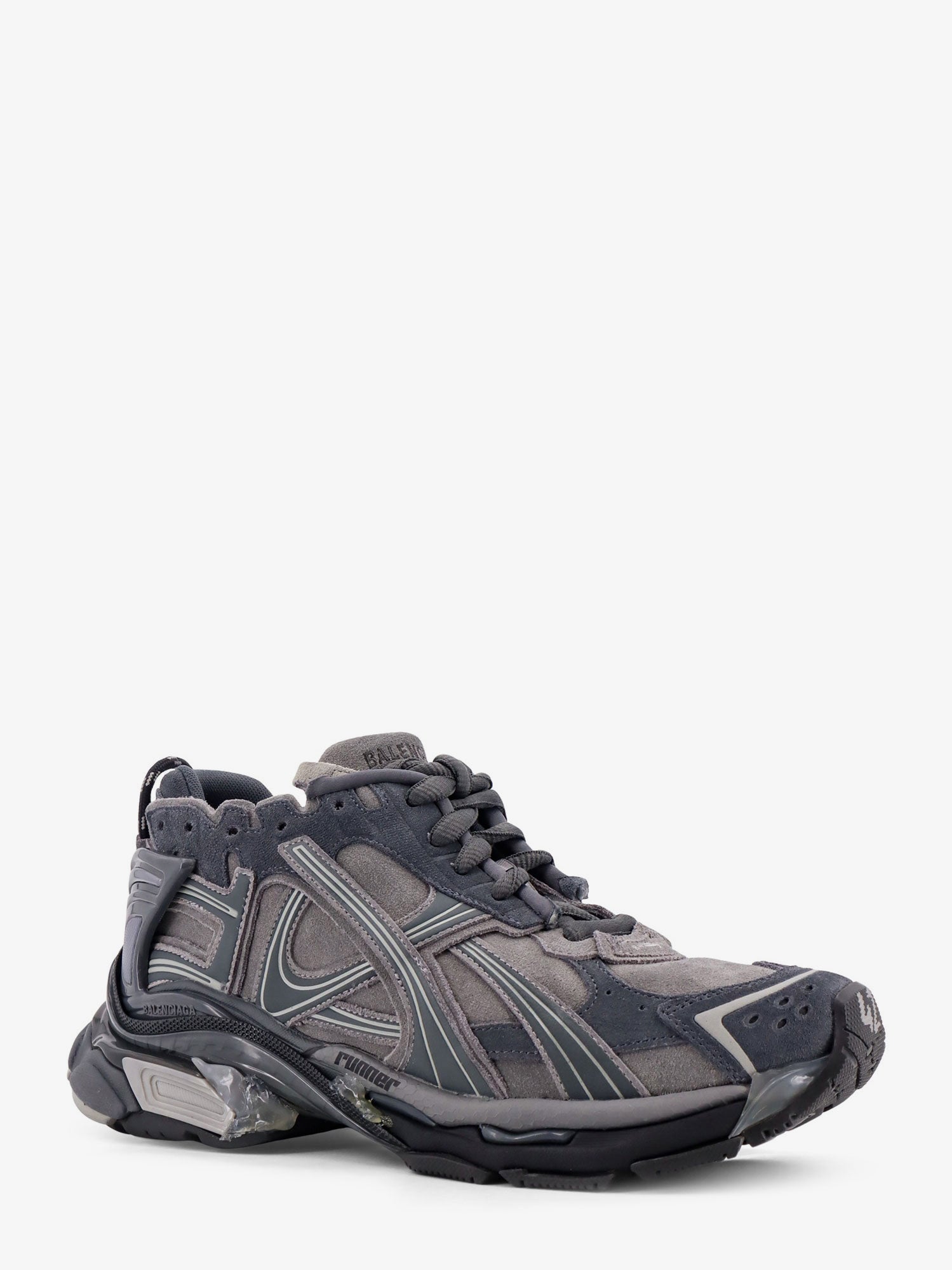 Balenciaga Runner Low-Top Suede Sneakers