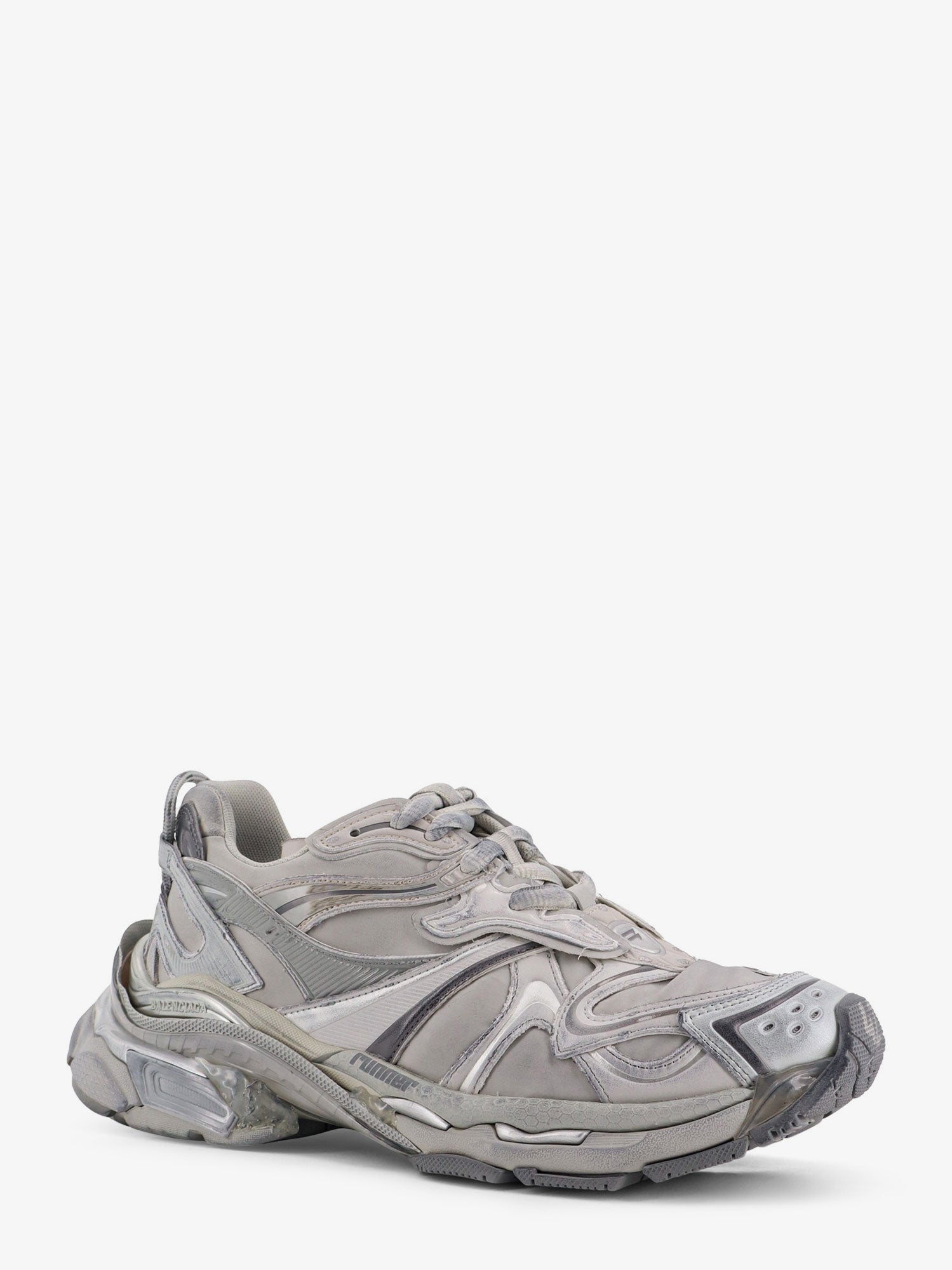 Balenciaga Runner 2 Low-Top Nylon Sneakers