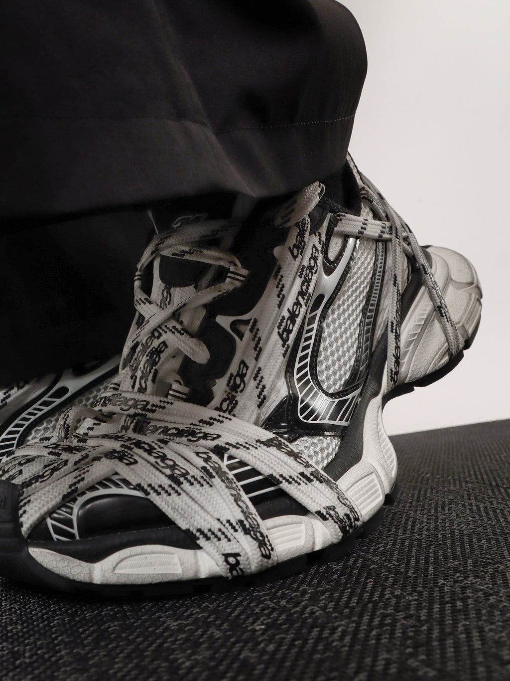 Balenciaga 3Xl Extreme Laces Mesh Sneakers