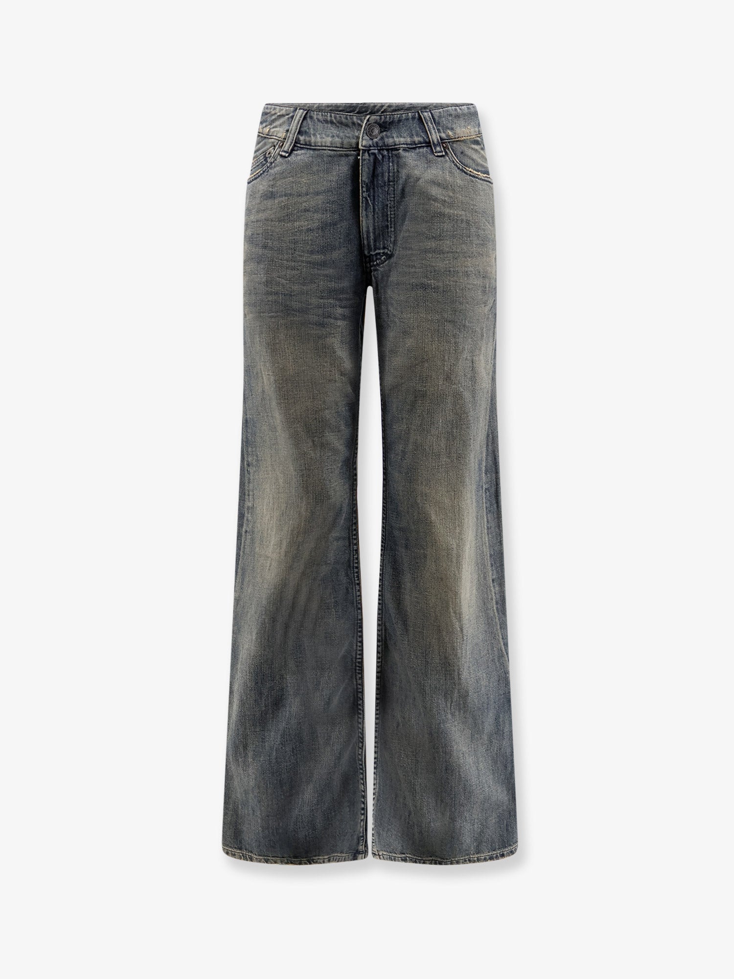 Balenciaga Curved Waist Pants Jeans
