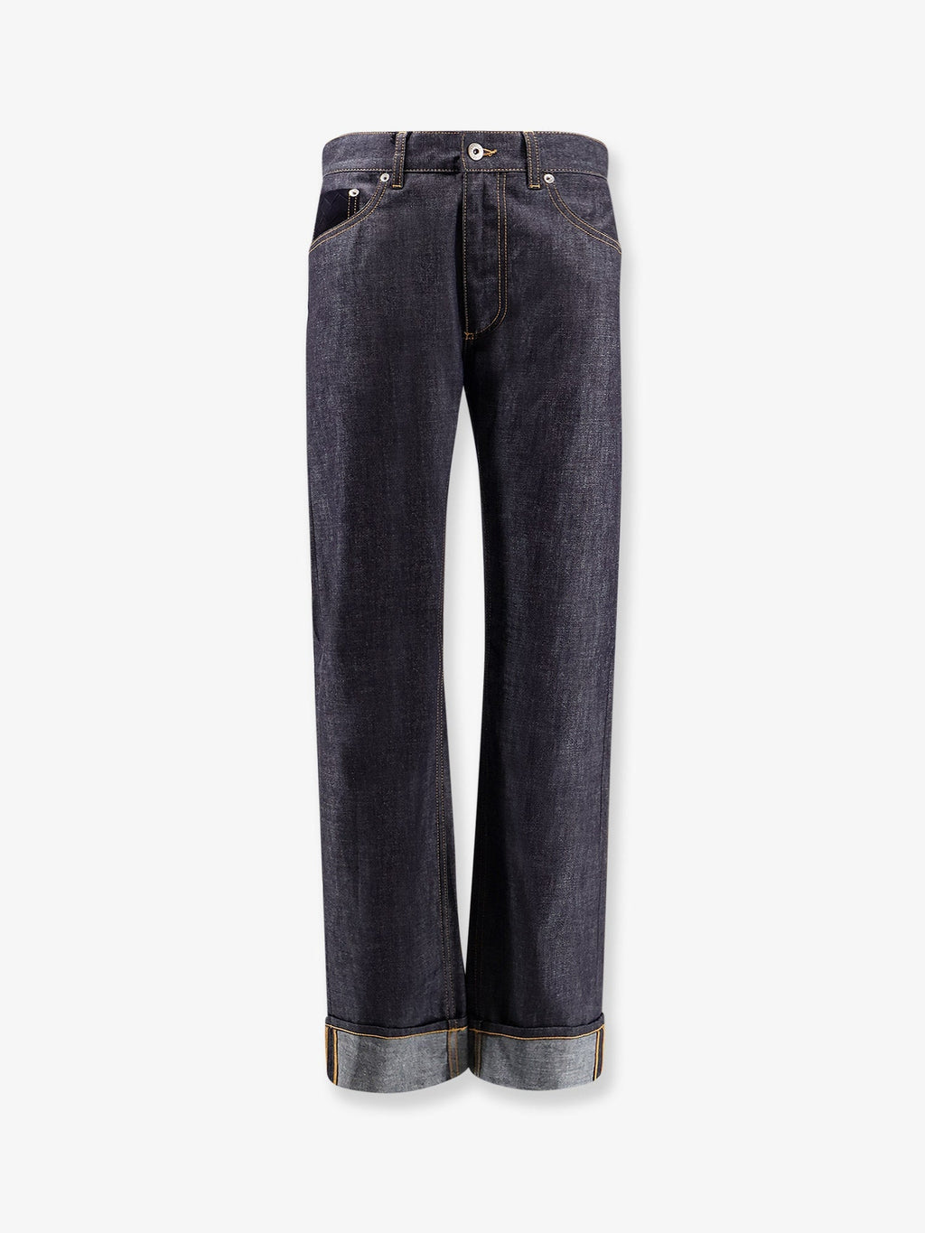Bottega Veneta Turned Up Jeans With Straight Leg