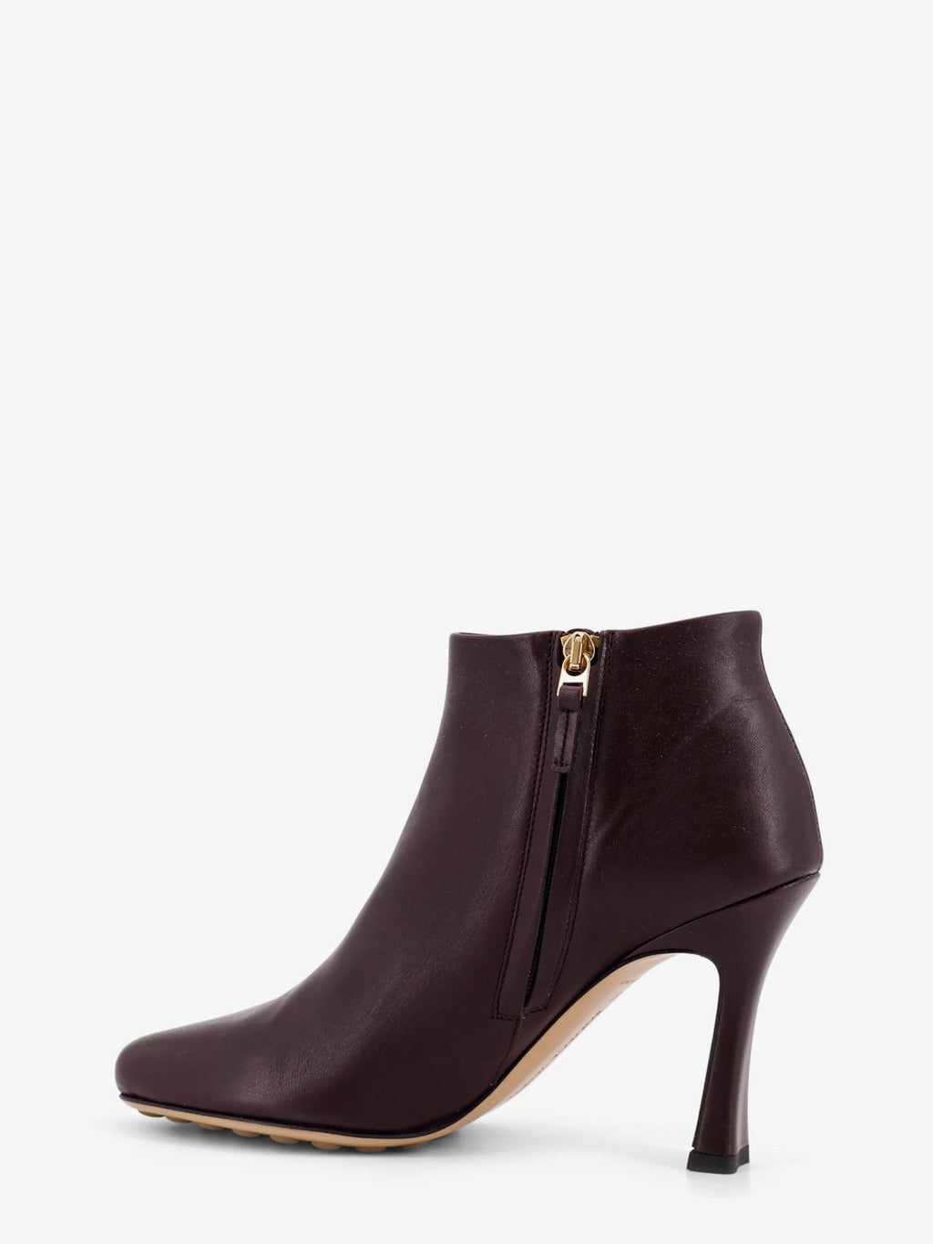 Bottega Veneta Lagoon Leather Ankle Boot