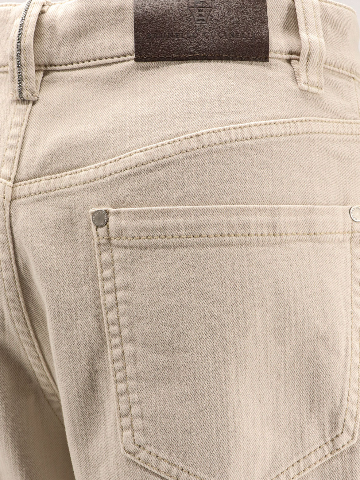 Brunello Cucinelli The Loose Barrel Jean Denim Trousers