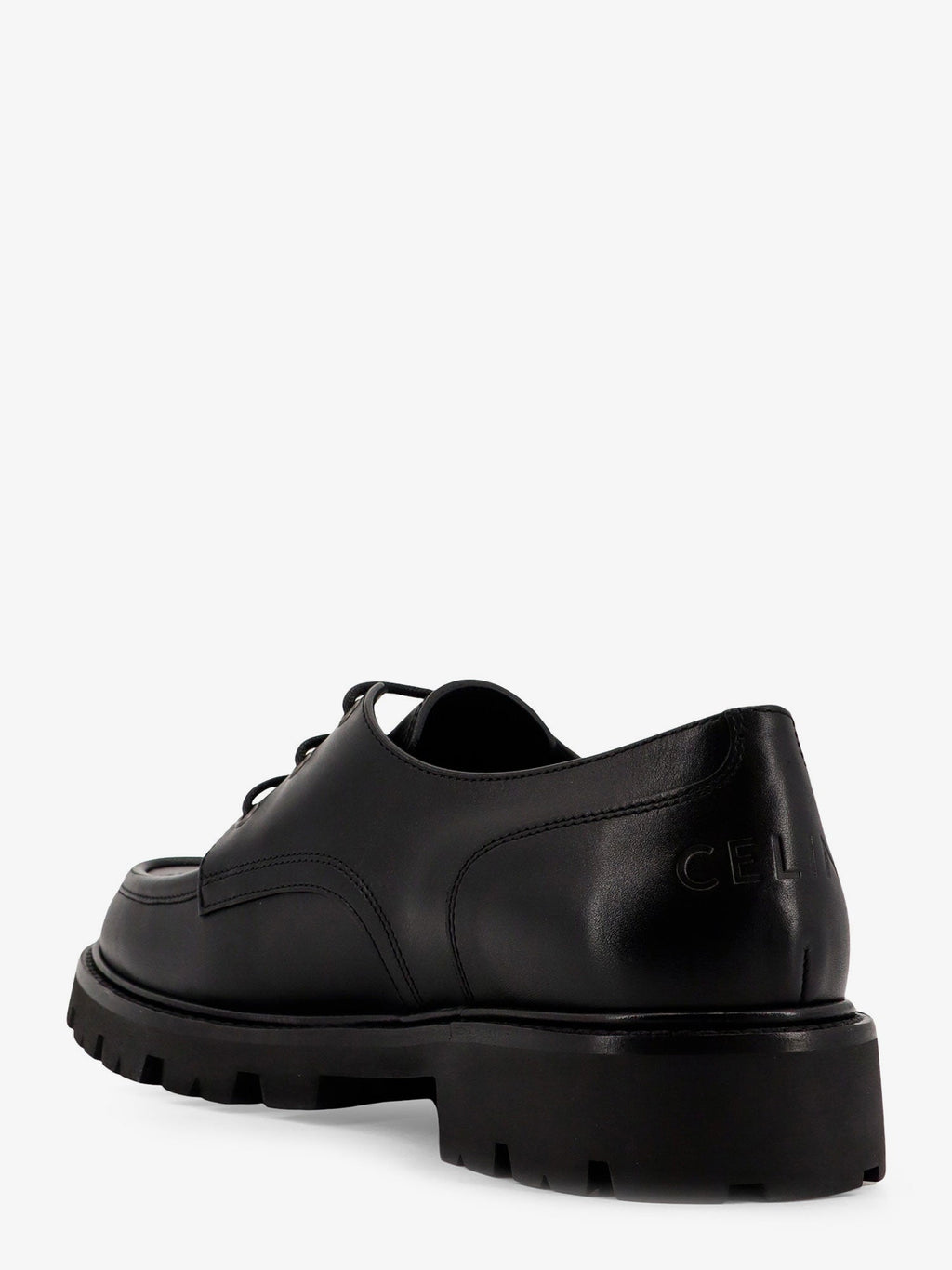 Celine Derby Margaret Leather Lace-Up Shoes