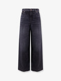 Chloe' Jeans With Iconic Leather Logo Tag