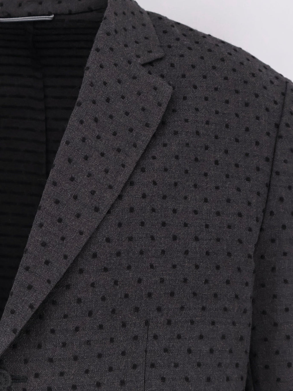 Dior Polka-Dots Virgin Wool And Alpaca Jacquard Blazer