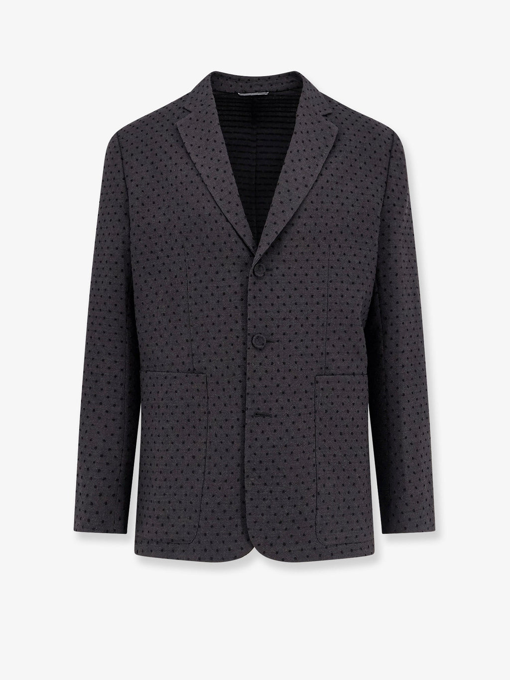 Dior Polka-Dots Virgin Wool And Alpaca Jacquard Blazer