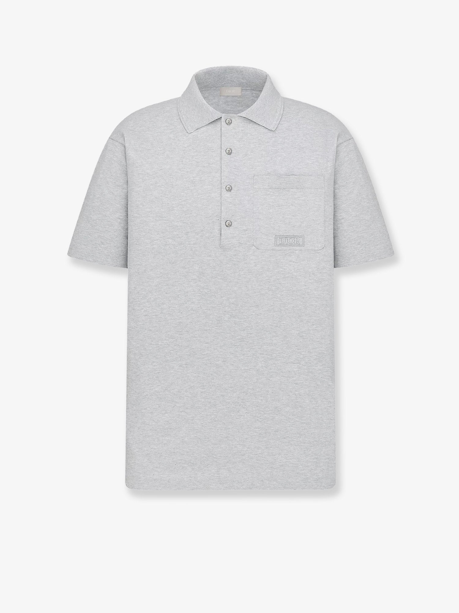 Dior MÃƒÆ’Ã†â€™Ãƒâ€šÃ‚Â©lnge Cotton And Silk Polo Shirt