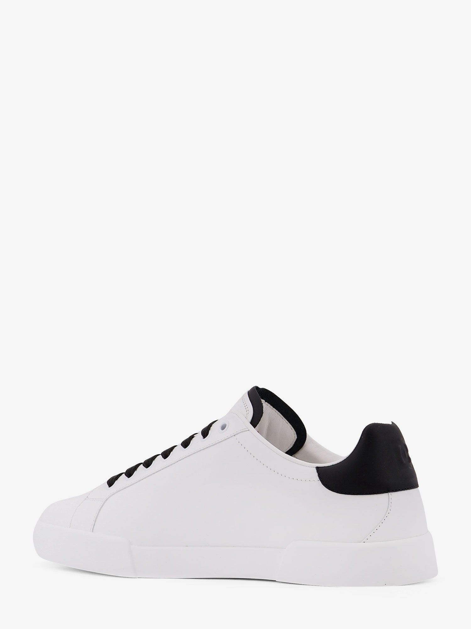 Dolce & Gabbana Portofino Leather Low-Top Sneakers