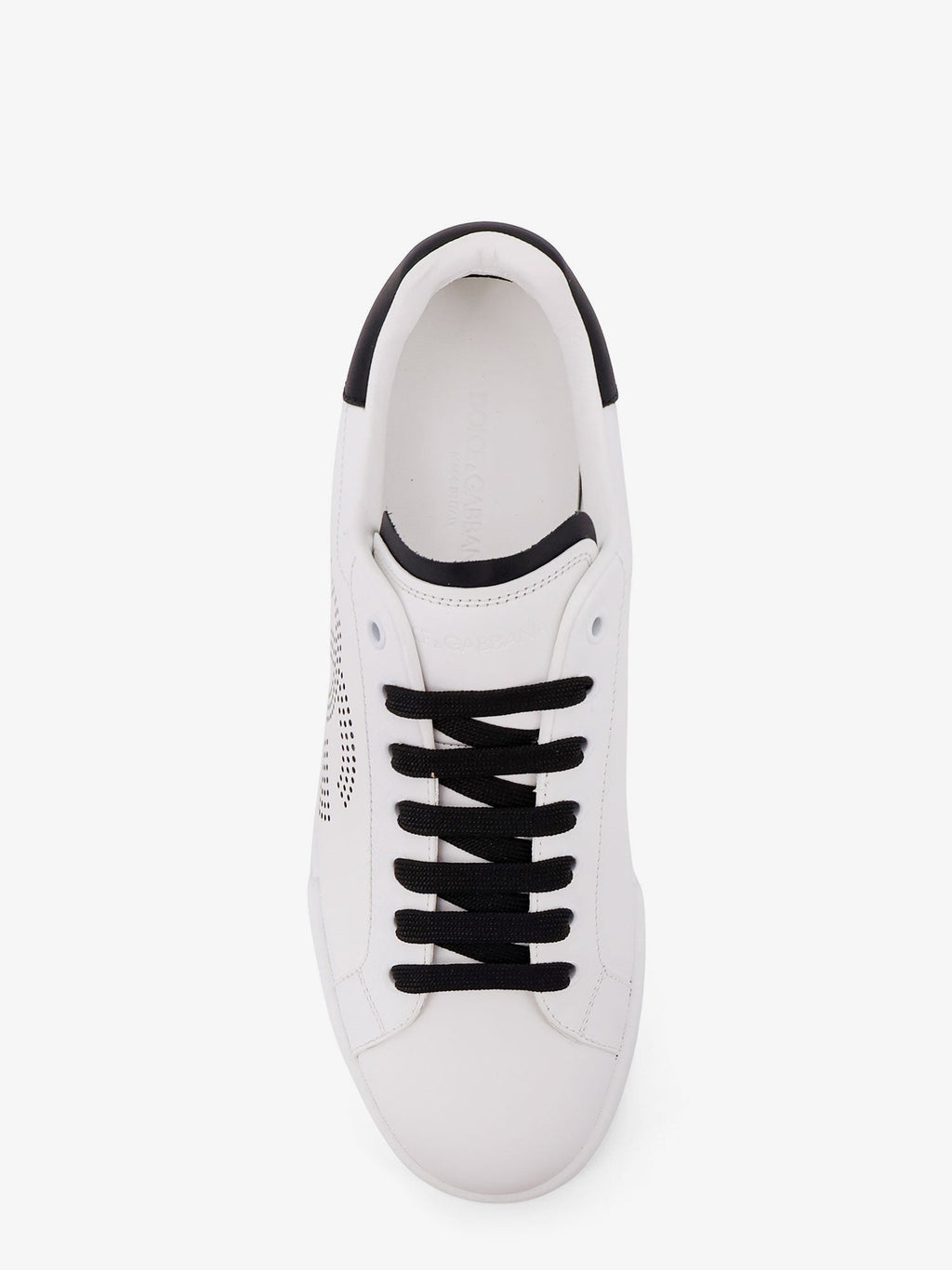 Dolce & Gabbana Portofino Leather Low-Top Sneakers