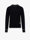 Dolce & Gabbana Virgin Wool Sweater With Embroidered Dg Logo