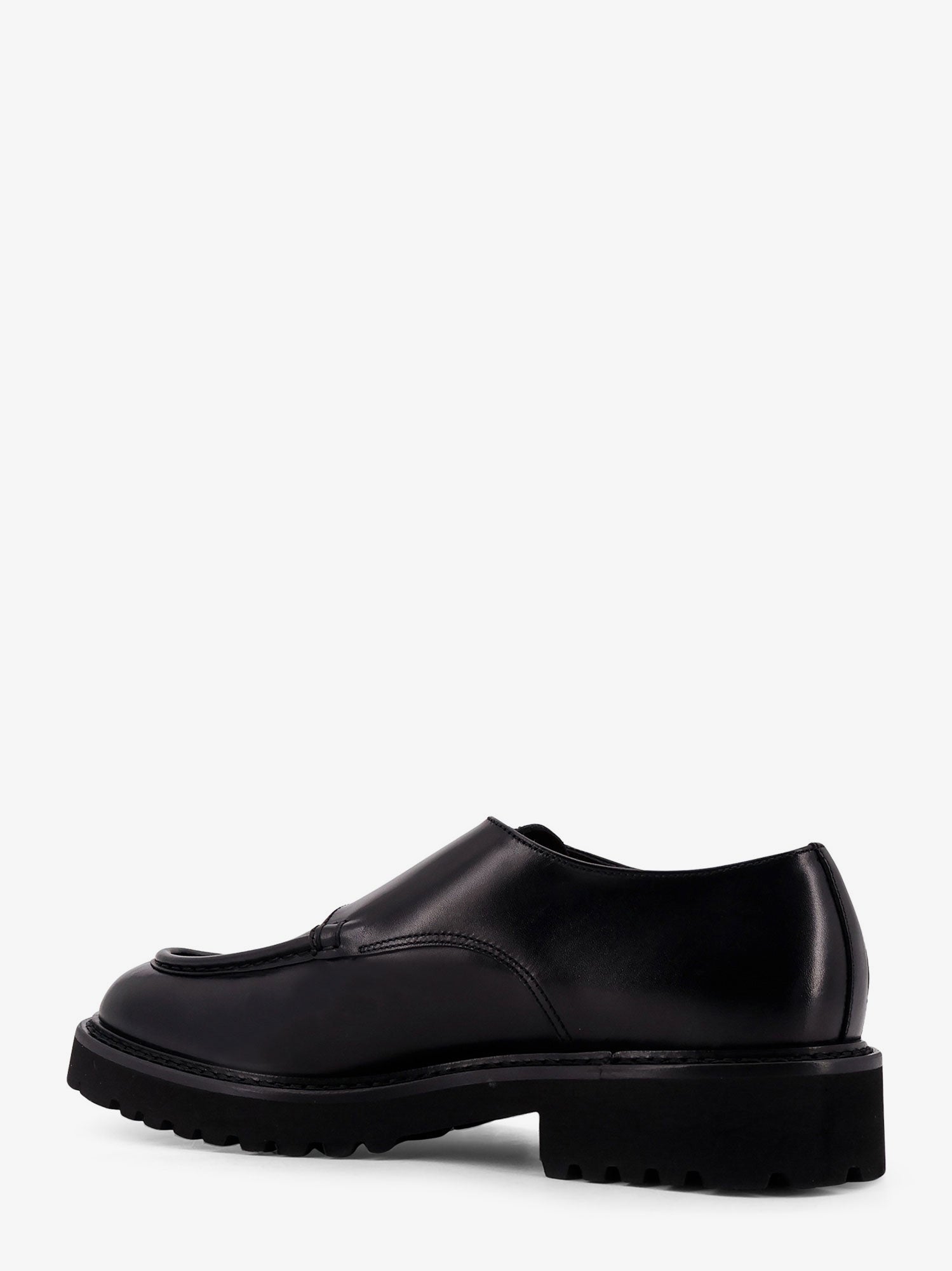 Doucal'S Double Buckle Leather Shoe