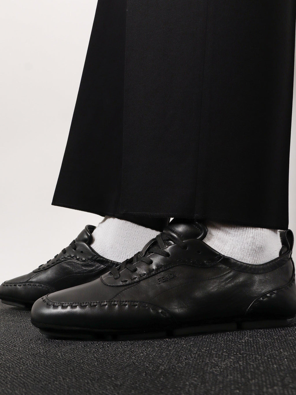 Fendi Fendi Fit Leather Sneakers