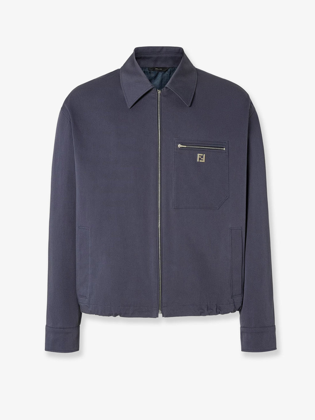 Fendi Cotton Jacket With Ff Detail