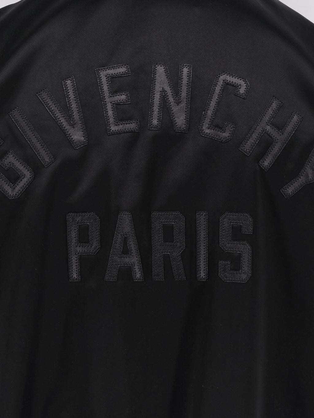 Givenchy Cotton And Nylon Jacket With Leather Sleeves