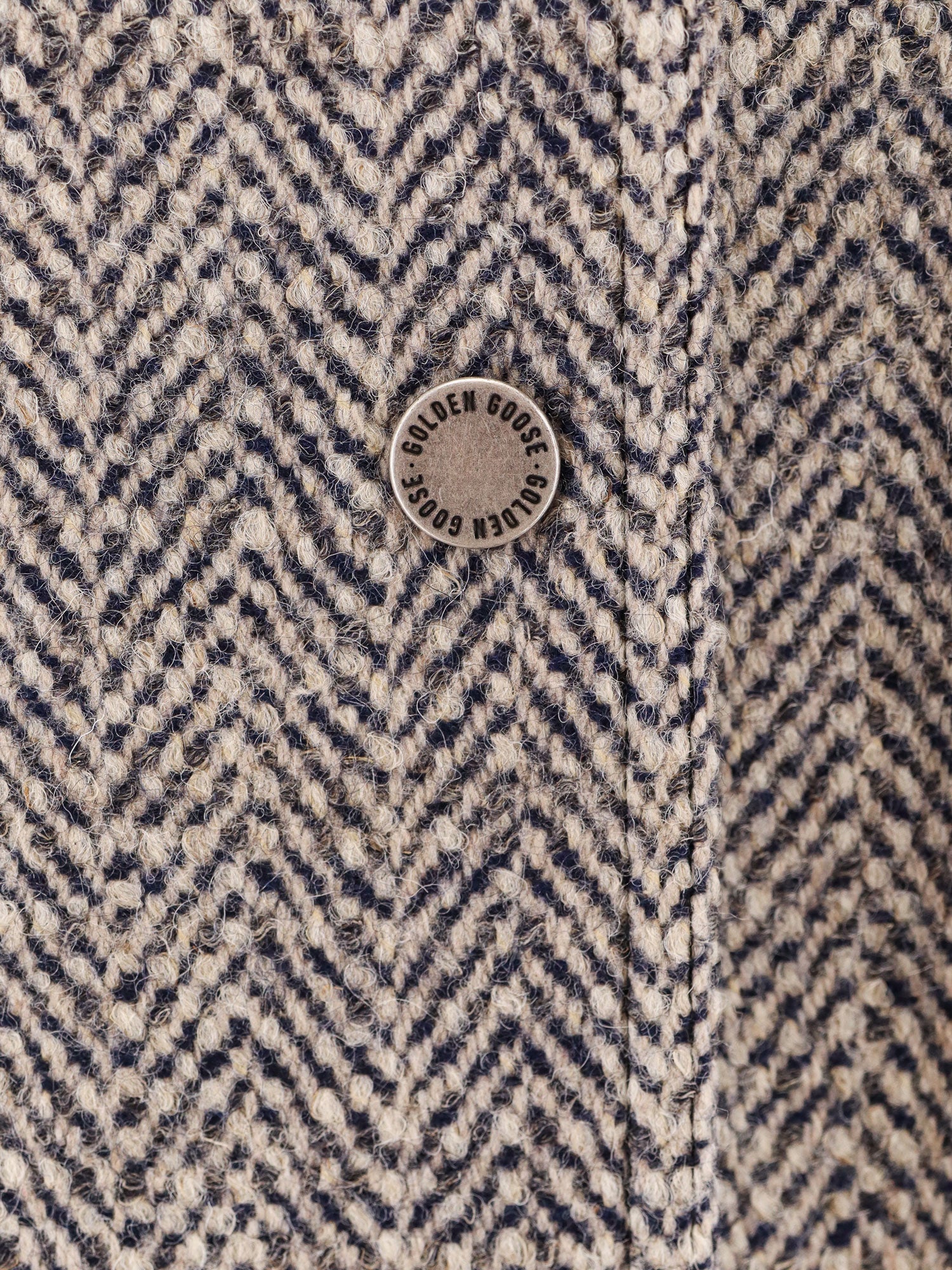 Golden Goose Deluxe Brand Herringbone Fabric Jacket