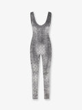 Gucci Stretch Chenille Jumpsuit With All-Over Crystals