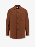 Hevo Bari Oversized Wool Blend Shirt
