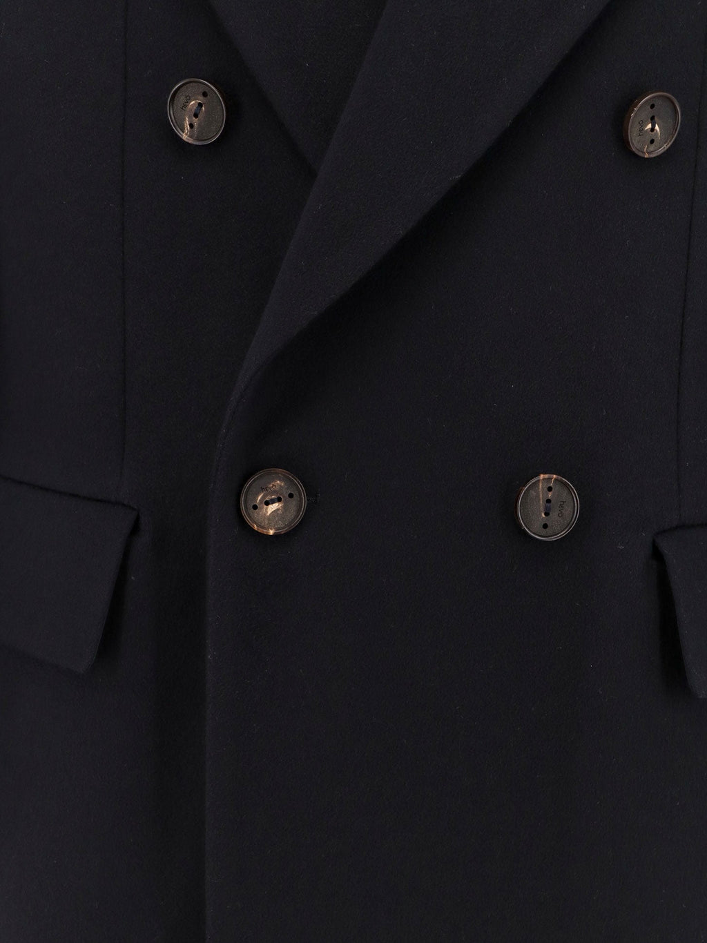 Hevo Cashmere Coat With Satin Lining