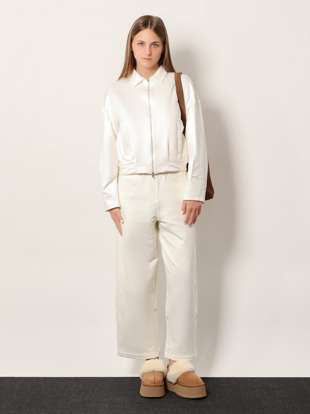 Max Mara Argenta Silk And Cotton Sweatshirt