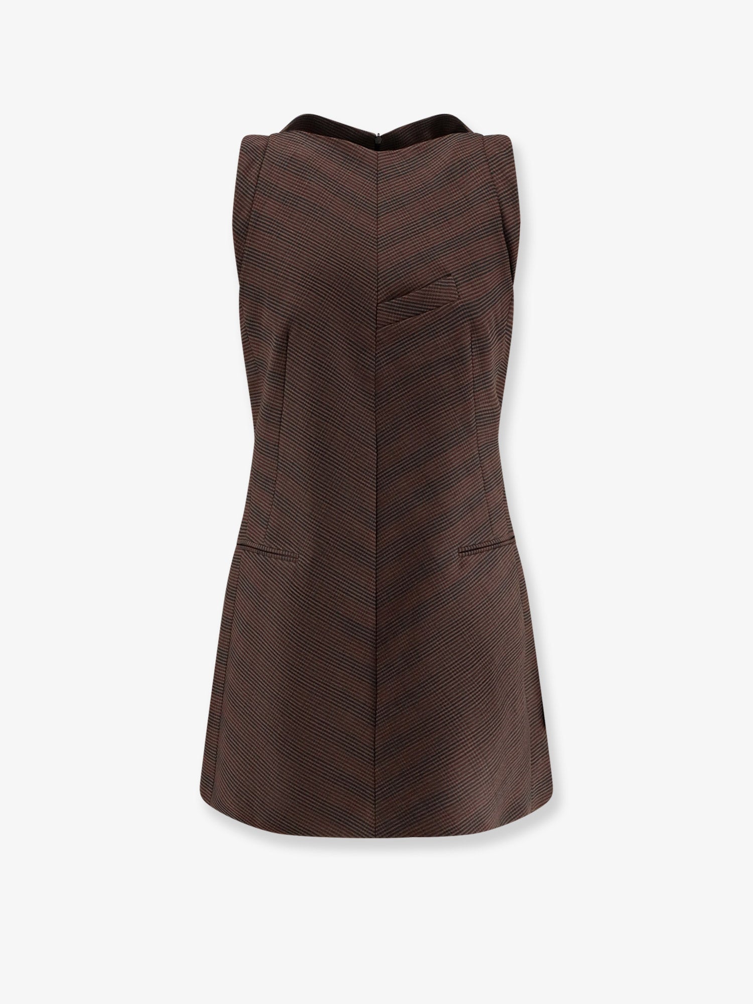 Mm6 Maison Margiela Wool Blend Short Dress
