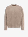 Mm6 Maison Margiela Wool Blend Sweater With Distressed Effect